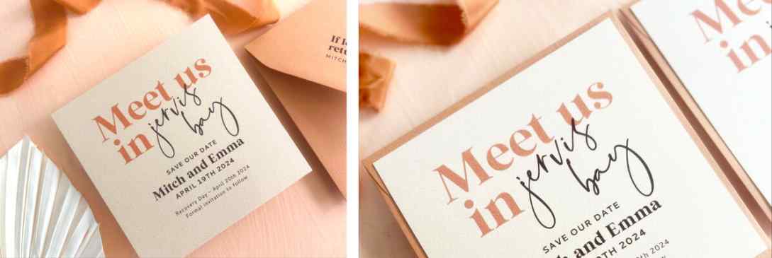 Save the Date card