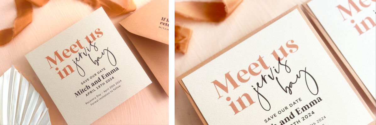 Save the Date card