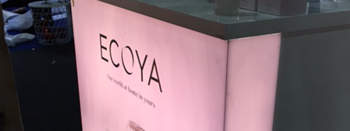 Ecoya Trade Show Stand