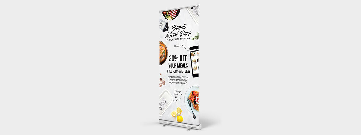 Bondi Meal Prep Pullup Banners