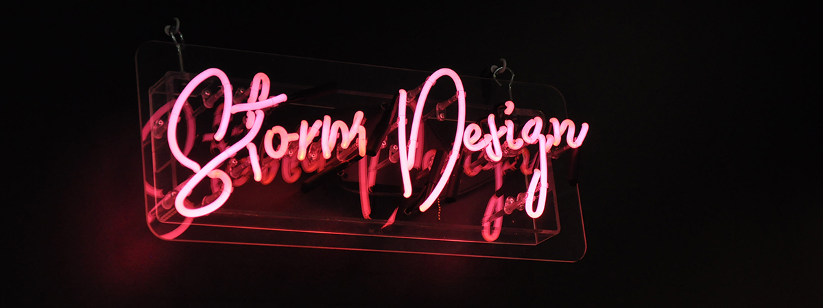 Storm Design Neon Signage