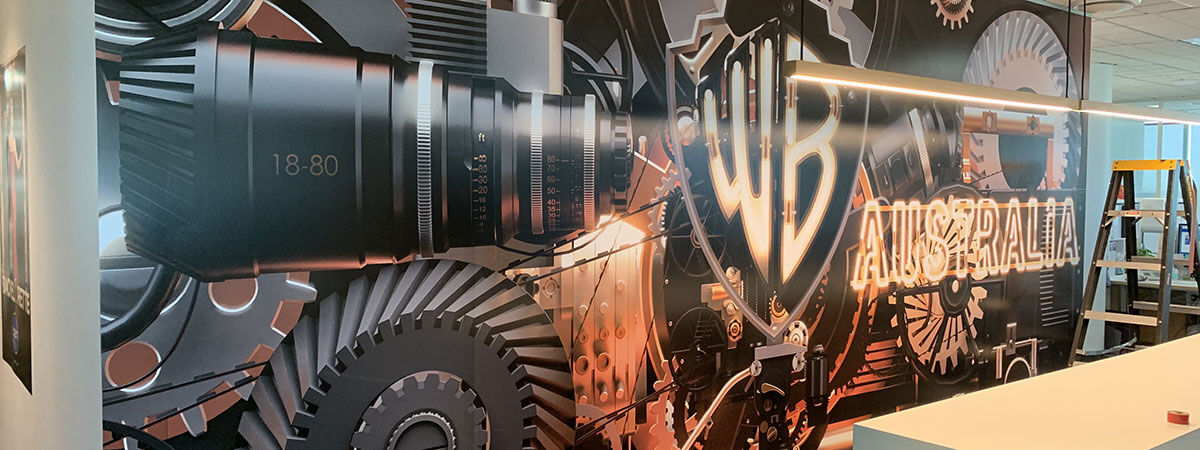 Wall Vinyl - Warner Bros - Fast Print Services