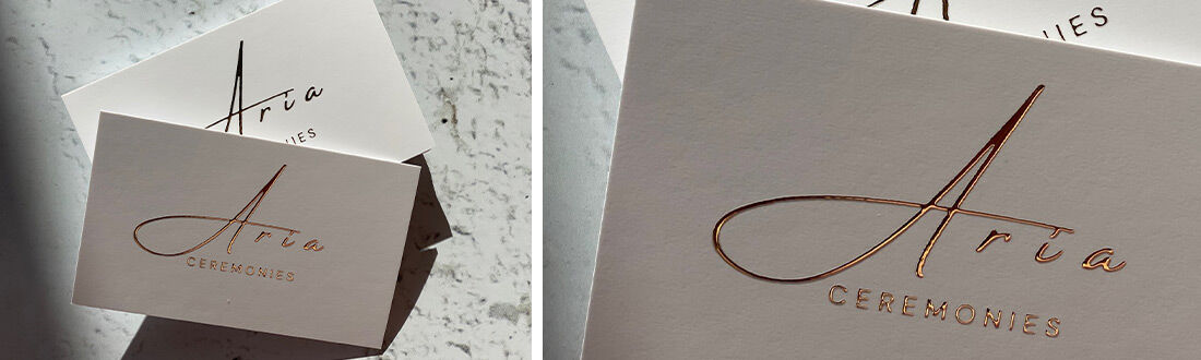 Gold Foil Business Cards