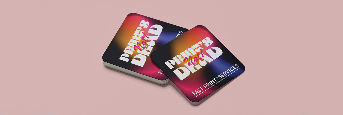 Coasters with rounded corners