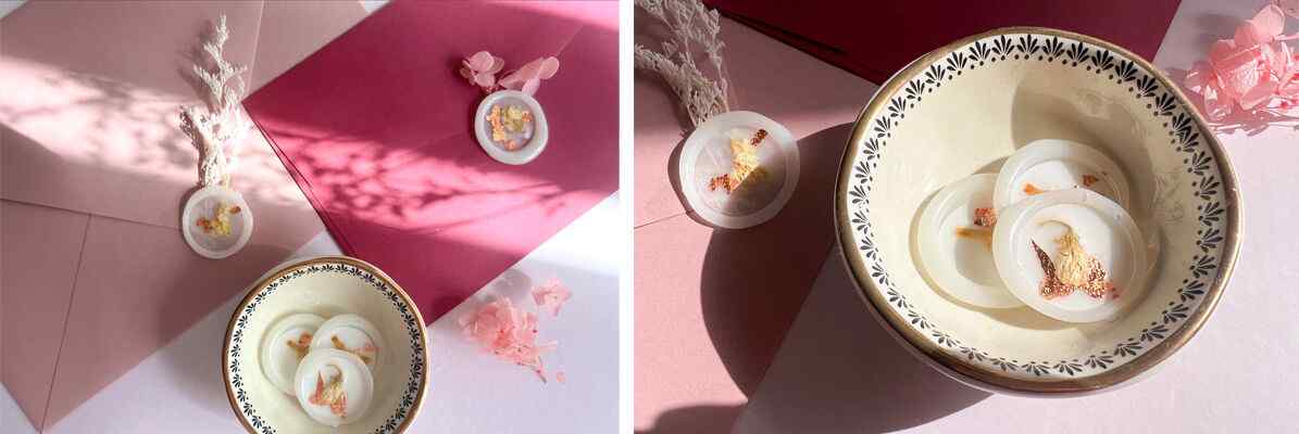 Wedding envelopes with wax seal