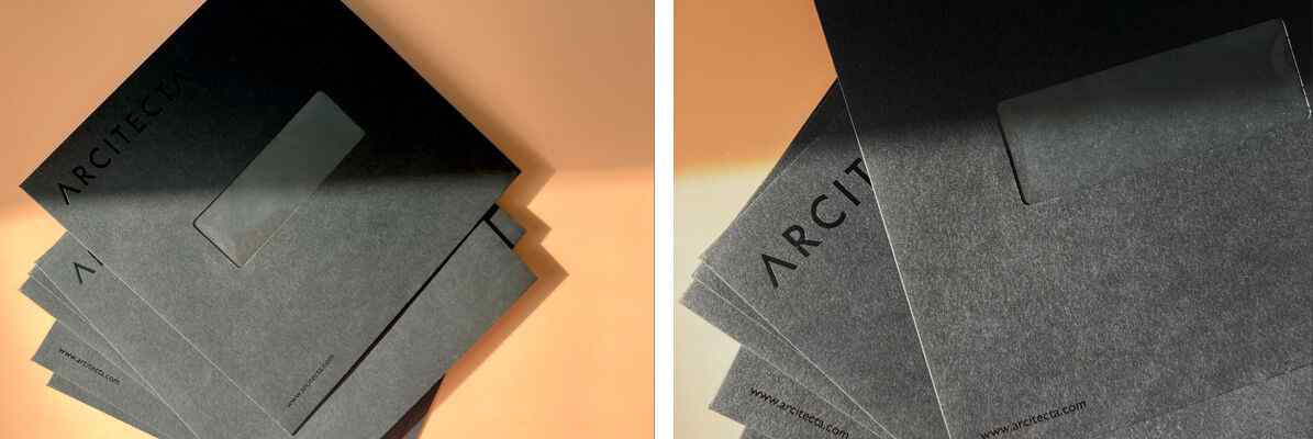 Black Envelope Printing