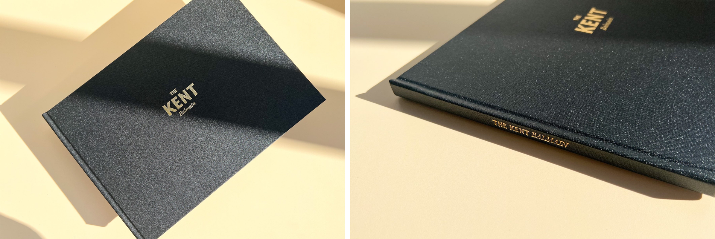 Buckram Cover Booklet With Gold Foil