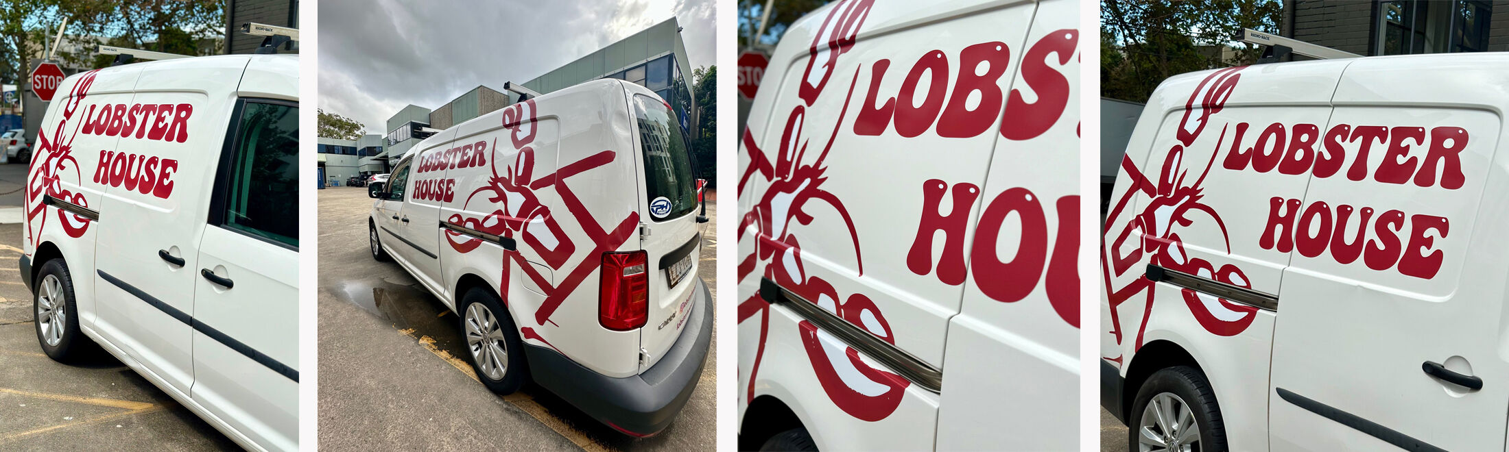 Lobster House Van Signage