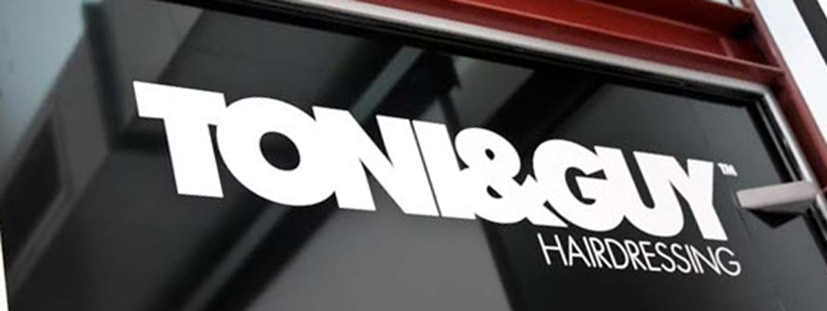 Toni & Guy Under Awning Sign - Fast Print Services    